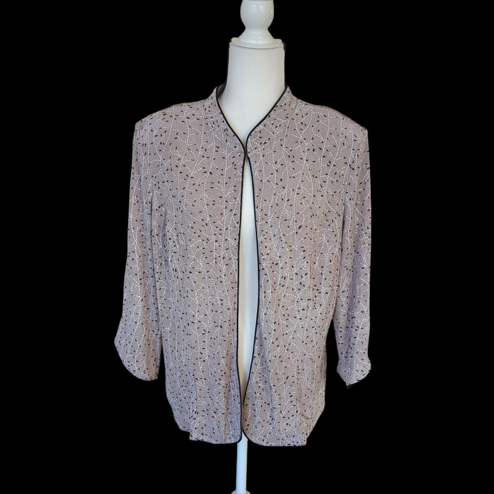 ONYX Nite Embellished Dressy Cardigan Wedding Party USA Size XL